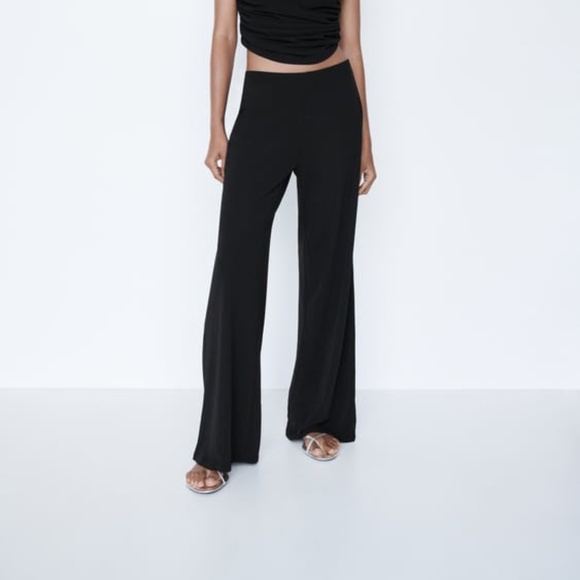 Zara flowy pull on pants S - Picture 1 of 1